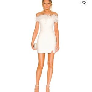 White Feather Dress